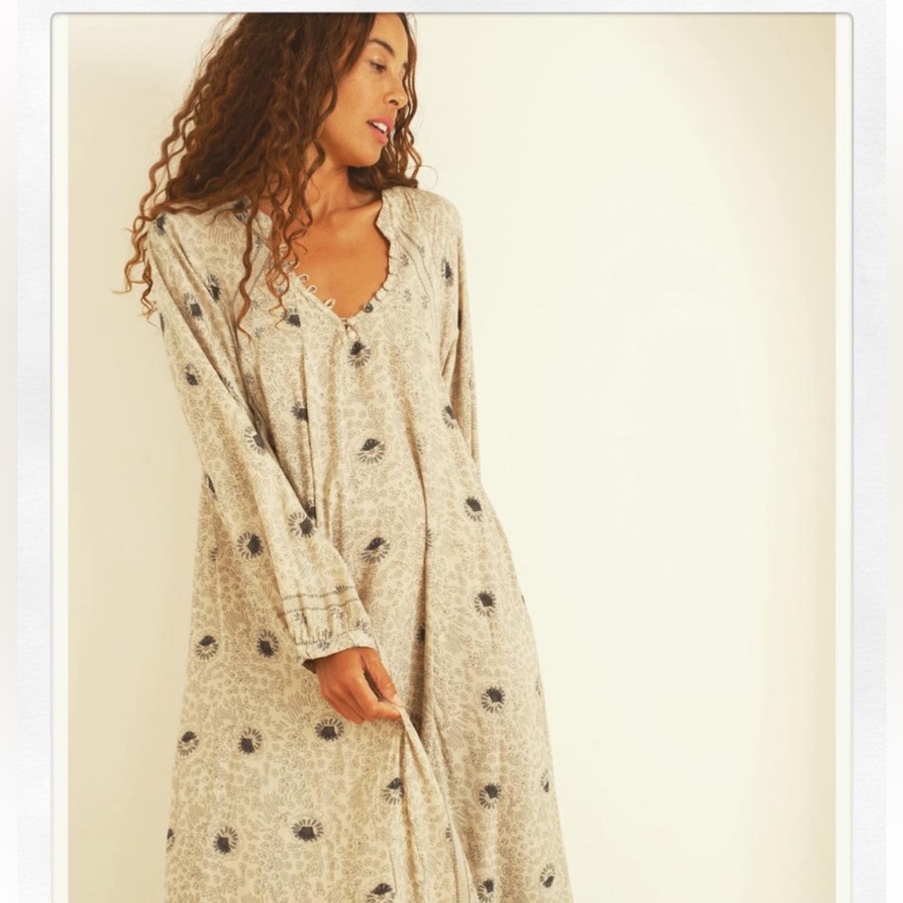 Natalie Martin Fiore Dress in Vintage Flowers Quartz XS